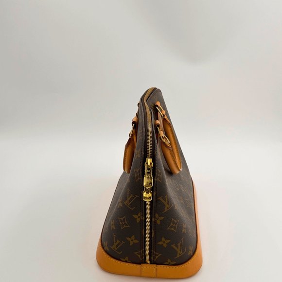 0032JPL-Louis Vuitton Alma PM Monogram Canvas Handbag  Medium Patina Luxury Bag - Picture 4 of 14